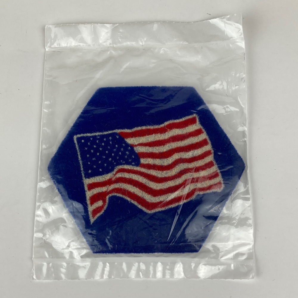 The Mugger Patriotic American Flag Coasters set of 4 New